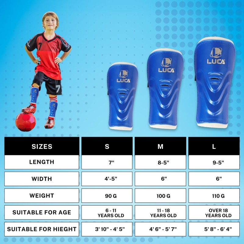 LUCA Shinguard, Shinguard for Football, Shinguard for Men, Club Shinguard