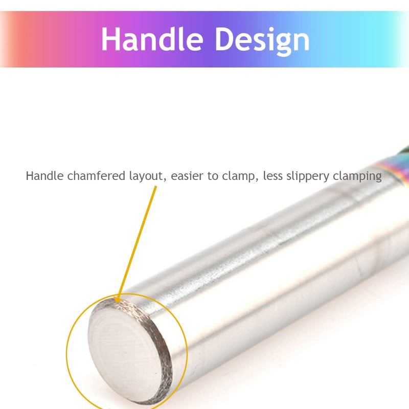 4 mm Carbide Square End Mill for Aluminium Copper Applications,