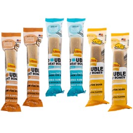 Ultra Chewy Ultra Chewy Favorite Flavors: Long-Lasting Treats Made in USA for Large and Small Breeds, Highly Digestible, for Aggressive Chewers (Favorite Flavors, 6 Count)