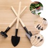 Garneck 8 Sets Mini Gardening Tools with Metal Rake Trowel