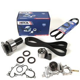 MOCA Timing Belt Kit Serpentine Belt Water Pump for 93-95 for Toyota 4Runner 3.0L & 93-95 for Toyota Pickup 3.0L