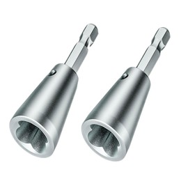 Heavy-Duty 2-Pack Power Drill Wire Twister & Stripper Tool with Quick-Connect – Compatible with 3/8” & 1/2” Drill Chucks for Electrical Work, Auto Repair, DIY Projects