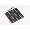 Holge Square Shower Drain Cover, 4 Inch, SUS304 Stainless Steel,