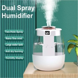 :DP4Health 1.5L Ultrasonic LED Humidifier Air Purifier Essential Oil Aroma Mist Diffuser - White