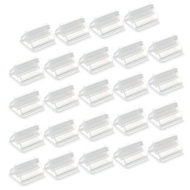 Maitys 24 Pcs Plastic Game Piece Card Stands Holder Plastic Board Pieces Markers DIY Playing for Board Game Party Favor(Transparent)