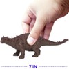 Kids Dinosaur Figures Toys, 7 Inch 12 Pack Jumbo Plastic