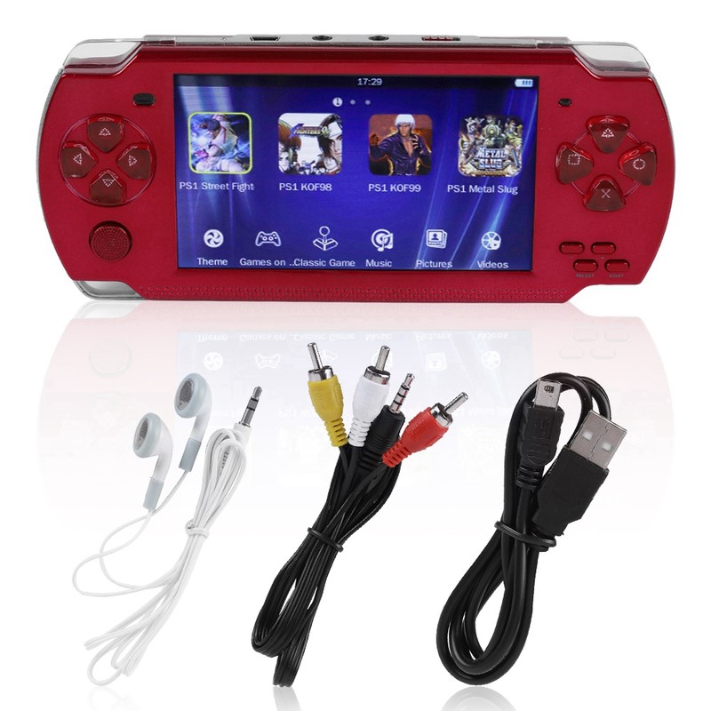 LCD Smooth Gaming Handheld Video Game Console Comfortable Typing Video