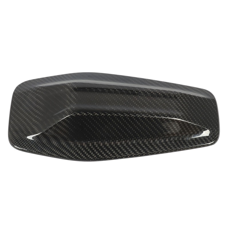 Roof Antenna Cover Glossy Carbon Fiber Protective Decorative Antenna Cover
