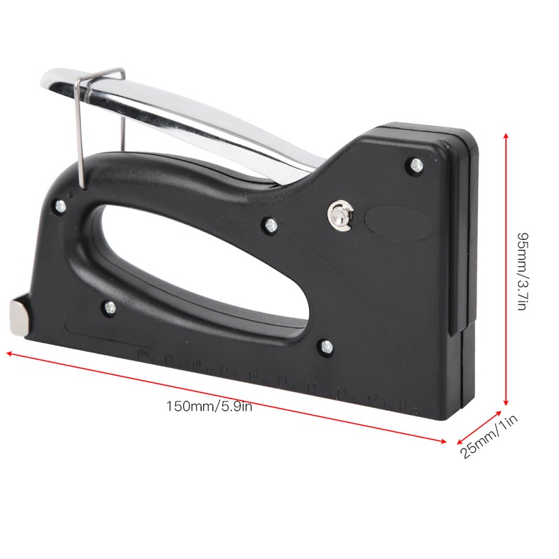 Manual Staple Nail Gun ABS Plastic Shell for Wooden Picture