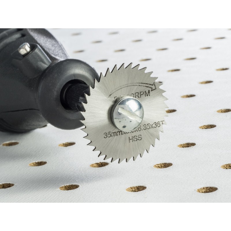SE 7-Piece High Speed Steel Mini Circular Saw Blades Set