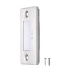 sourcing map Door Strike Plate, 76 mm x 40 mm,