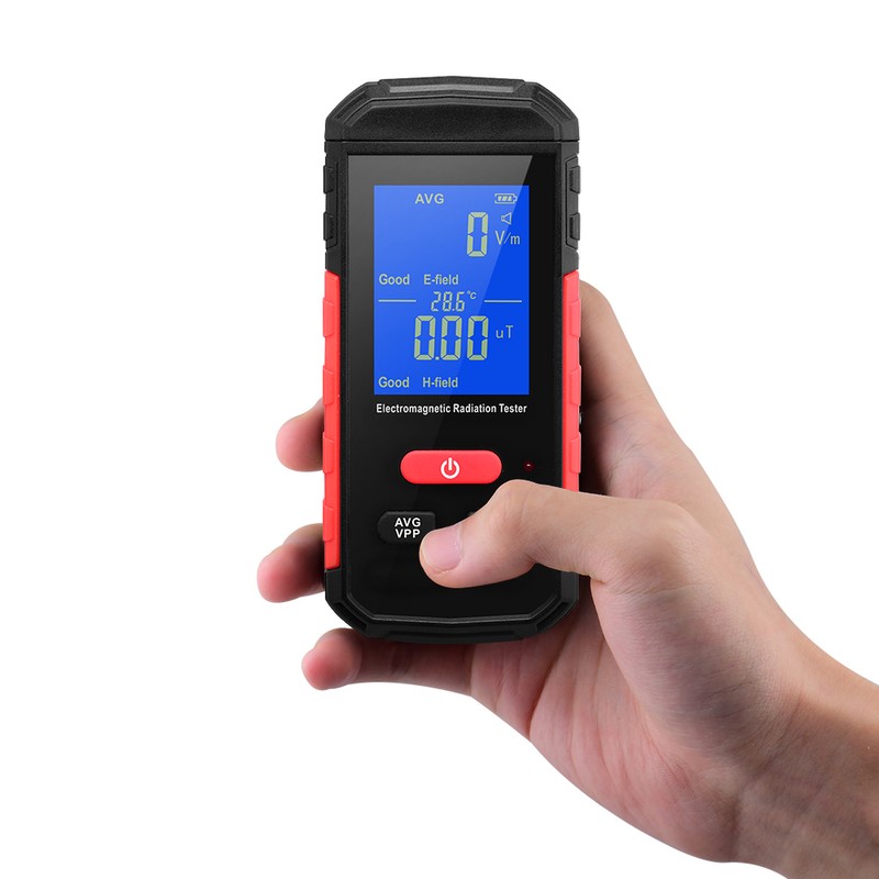 Digital Electromagnetic Radiation Tester EMF Meter LCD Backlight Portable Electric