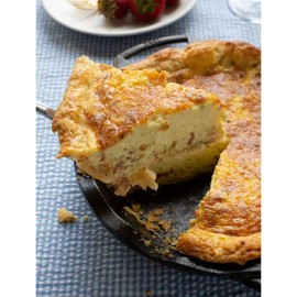 Lodge 9 Inch Seasoned Cast Iron Pie Pan Durable Bakeware for Perfect Crusts