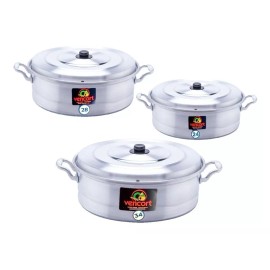 Vencort 3 Ollas Budineras Arroceras De Aluminio