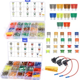 [UL Listed] MulWark 242pc ClearMark Assorted Standard Auto Car Truck Blade Fuses Set- 2A 3A 5A 7.5A 10A 15A 20A 25A 30A 35A 40A -ATC/ATO+ATM Mini-Automotive-Blade-Fuse Assortment Kit w/A Puller