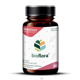 Bioflora Probióticos Prebióticos Cápsulas Veganas Ácido Resistentes Billones Ufc Cepas