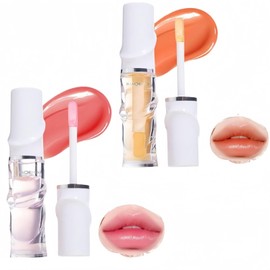 Pure Lasting Lip, XIAOEMO Pure Lasting Lip Korea New Sensation Lip Gloss Warming Sensation Discoloration Naturally Derived Moisturizing Power Resistant Color Changing Lip Gloss Waterproof & Long