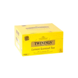Twinings, Classic Lemon Scented Tea, Tè Classico Aromatizzato al Limone, Infusi e Tisane, 1 Confezione da 50 Filtri