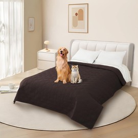DUJUIKE 100% Waterproof Sofa Cover for Dog, Dog Bed Cover, Dog Bed Cover Protector, Couch Furniture Protector for Children, Dog, Cat (Camel, 76-180 cm (1 Pack)) (Coffee, 76-180cm(1 Pack))