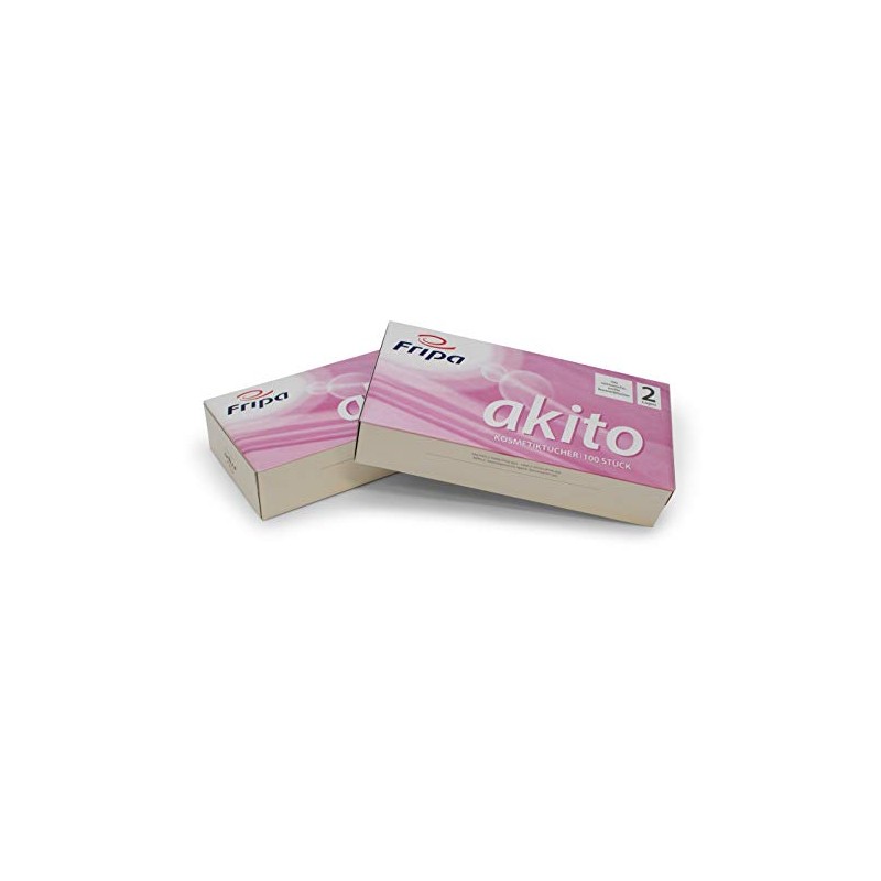 Fripa 6011107 Cosmetic Tcher Akito, 2 Ply, Bright White