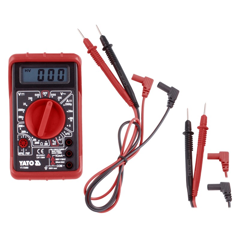 Yato Universal Electrical Digital Multimeter - Ideal for Electric and