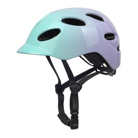 Kids/Youth Bike Helmet for Boys Girls and Teens, Adjustable and Multi-Sport for Bicycle, Kick Scooter, Skateboard, Roller/Inline Skate (SkyBlue+Purple)