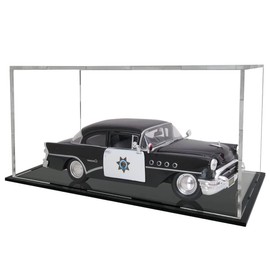 THE DISPLAY BOX CO | Caja de Acrílico Exhibición Vitrina Transparente Display de Acrilico Exhibidor para Colecciones de Autos a Escala 1:14 a 1:18 (32x16x16cm)