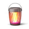 Solar Tiki Torch Lantern ZapperFlying Insect Control with Realistic Flickering