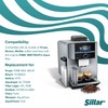 Sillar 4 Pack Water Filter, Water Filter Replacement for Krups