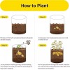 iPower Potato Grow Bags 10 Gallon 4 Pack Garden Planting