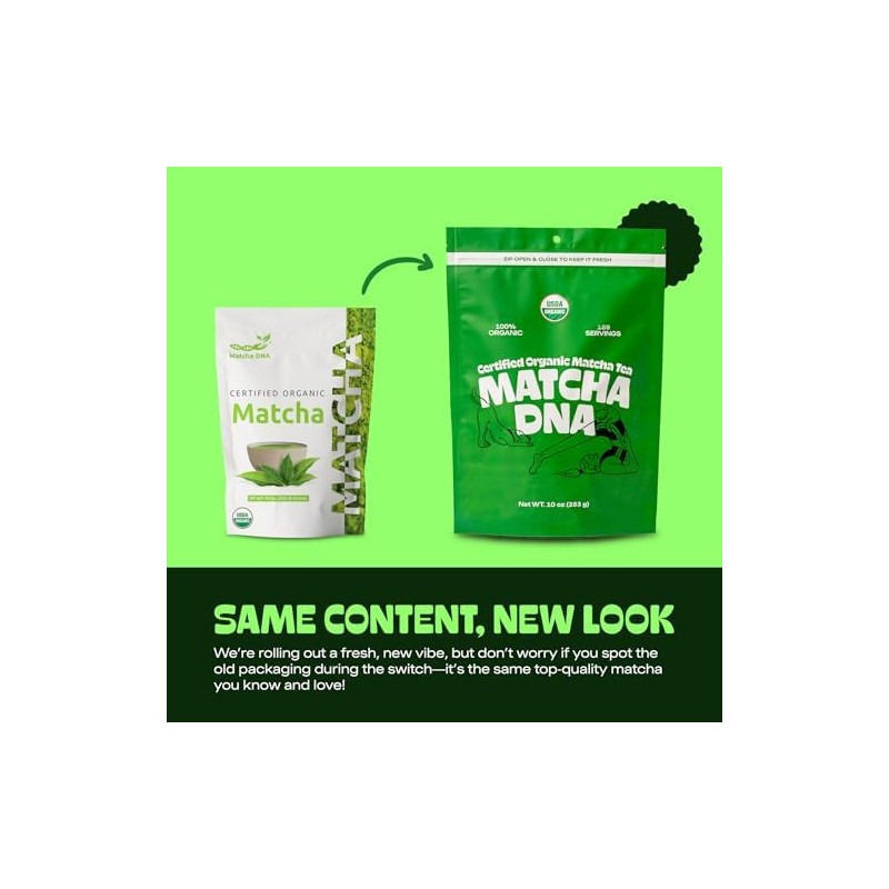 Matcha DNA Organic Matcha Green Tea Powder - 10 oz