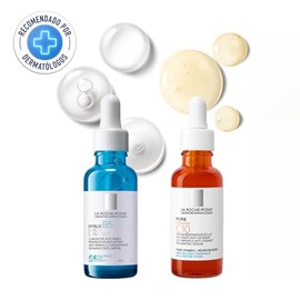 Kit La Roche-Posay Rutina Hidratante Anti-Arrugas: Hyalu B5 Suractivated Sérum 30ml + Serum Retinol B3 30ml