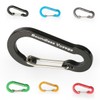 Boundless Voyage Carabiner with Storage Bag, Black, Set of 10