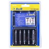 S&R Screw Extractor Set, Left Extractor Set, 5 Pieces, Double-Sided