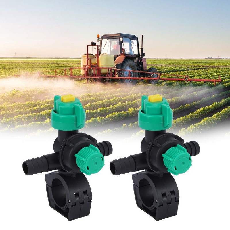 AUNMAS Fan Misting Nozzle, 2Pcs External Thread Agricultural Sprayer Fan