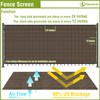 FLORALEAF 6'×7' Privacy Screen Fence Windscreen Mesh Shade Net Cover