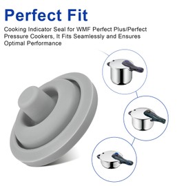 Pressure Indicator Pin Gasket W6093109502 Fits WMF Perfect & Perfect Plus Pressure Cooker, Food-Grade Silicone, Leak-Proof Cooking Indicator Replacement Gasket Seal, Pressure Cooker Parts -1 PACK