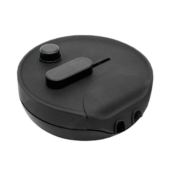 Foot Dimmer 60-300 W Black Round Universal Dimmer Dimmer Halogen