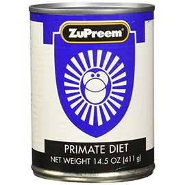 Zupreem Primate Diet, Canned Food for Primates, 14.5 oz Cans (12-Pack)