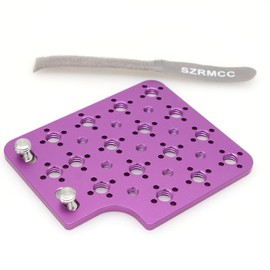 SZRMCC Alexa Mini/Mini LF Expansion Side Panel Kit 1/4" 3/8" Thread Cold Shoe Side Panel Plate for ARRI RED Canon Sony Cinema Camera (Purple)