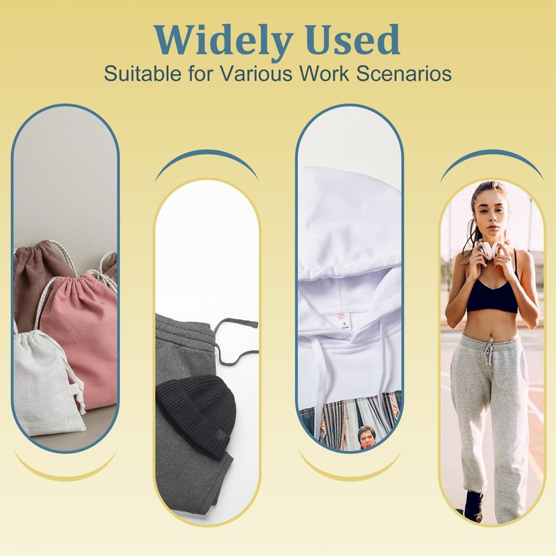 Drawstring Threader Tool Set, Stainless Steel Sewing Loop Turner Hooks