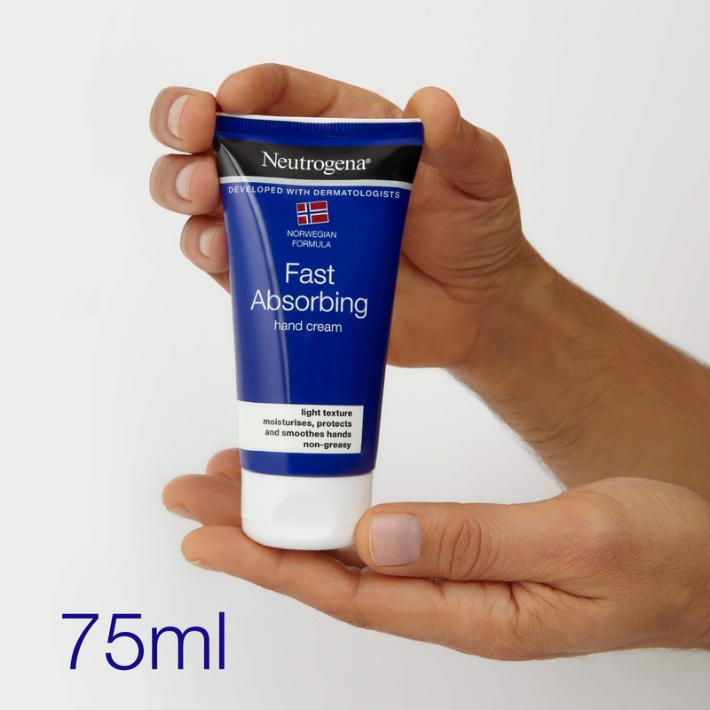 Neutrogena Norwegian Formula Fast Absorbing Hand Cream, 75ml X3, Brown,