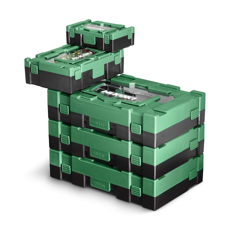 Hitachi 400.300.24 Stackable Accessory Bit Set (60-Piece)