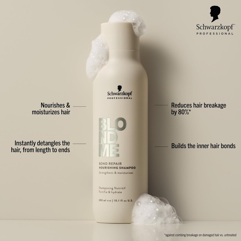 Schwarzkopf Blondme Bond Repair Nourishing Shampoo 300ml