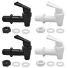 4 Sets Replacement Cooler Faucet, Spout for 5 Gallon Jug,
