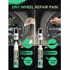 Cardiality Gloss Black Rim Touch Up Paint for Honda,Wheel Scratch