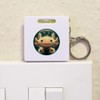 'Smiling Axolotl' Keyring Tape Measure/Spirit Level Tool (KM00041709)