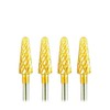 Gold Carbide Cone Bit -CC3- Four Pack for Nails |