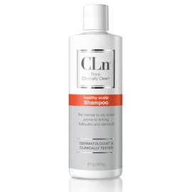 CLn® Shampoo - Clarifying Formula with Salicylic Acid, for Normal to Oily Scalp Prone to Folliculitis, Dandruff, Itchy & Flaky Scalp, Fragrance-Free & Paraben-Free, 8 fl. oz.
