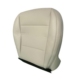 SHTLYH Driver Bottom Microfiber Leather Perforated Seat Cover Fit for 2015-2019 Subaru Outback Legacy (Tan)